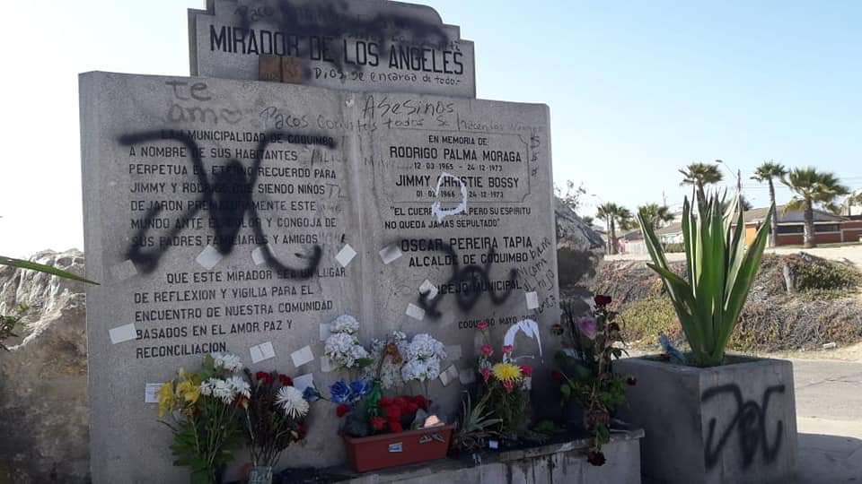En Coquimbo atacan memorial de niños asesinados en Dictadura 1 En Coquimbo atacan memorial de niños asesinados en Dictadura