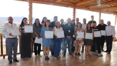 Vecinas y vecinos de Monte Patria se convierten en flamantes maestros en obras menores
