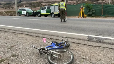 Ciclista muere tras colisión con camioneta del MOP en la Ruta que une La Serena y Vicuña