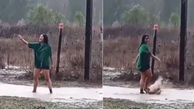 Rihanna Chilena: Adolescente se vuelve viral con baile bajo Intensa lluvia