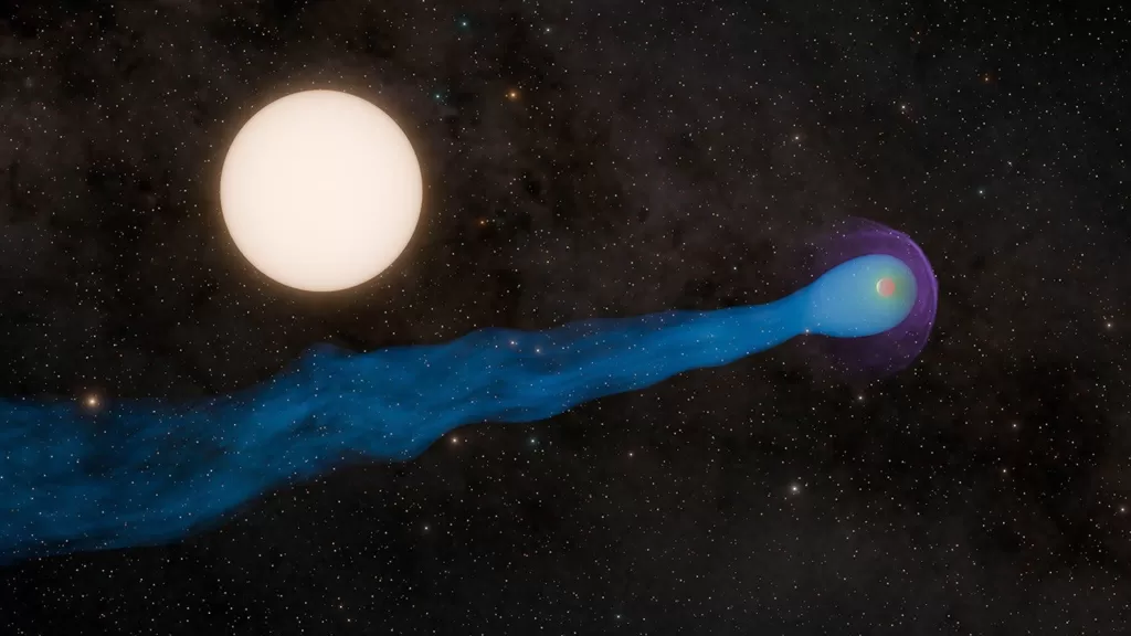 Descubren exoplaneta con una cola similar a la de un cometa 1 Descubren exoplaneta con una cola similar a la de un cometa